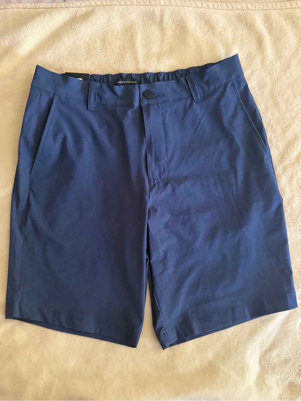 Banana Republic Navy Flat-Front Men's Shorts